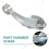 1set Clutch Release Fork 2115.25, 211525, 2115 25 Suitable for  BERLINGO 1989-2011 Models 5