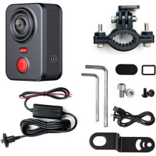 2K Motorrad-DVR mit 2 Kameras, WLAN, Wasserdicht (IP67), Loop-Aufnahme, HD-Videorekorder für Mountainbikes und Elektrofahrräder