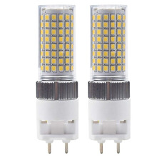 2Pcs 16W G12 LED Corn Light Bulbs 100-277V, Warm/Cool White Decoration Lights 360 Super-Bright for Home Room A