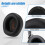 Cuscinetti Auricolari per Cuffie Wireless per  per Quantum Q400, Cuscinetti Auricolari In Morbida Schiuma Memory Foam, Accessori per Cuffie. 6