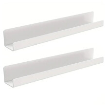 2 Pcs Magnetic Book Shelf for Whiteboard, Heavy Duty Magnet Shelves Hold 10 Lbs Each, Clear Acrylic Organizer