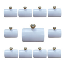 10PCS Misting Nozzle Connectors - 0.7mm Orifice Splitters with Atomizing Nozzles for Outdoor Misting Cooling Systems