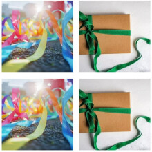 Plastic Ribbon Roll Holder Storage Case with Handle for Rhythmic Gymnastics Accessories, Colorful Dance Ribbons