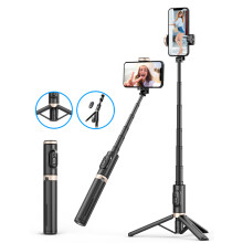 Selfie tyč so statívom - RNCYN - Hliníková - Výsuvná - Integrovaný mini statív - Diaľkové ovládanie Bluetooth