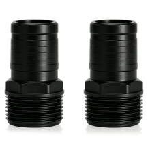 2-Piece Pool PVC Pipe Fittings, Barbed Hose Fittings, Adapters, Hose Connectors, Barbed X NPT Male, Suitable for Pipes