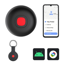 Rastreador GPS para animais de estimação - RNCYN - Tamanho mini de chaveiro - Rastreamento de localização em tempo real - Compatível com Android