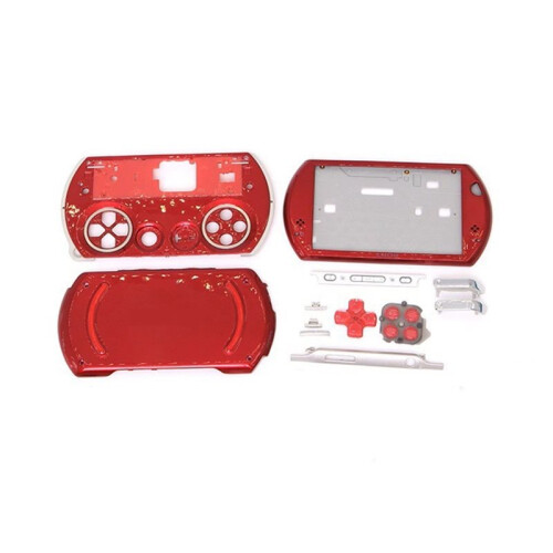 Replacement Case with Buttons Sticker Kit for  PSP GO Game Console Accessories A 1