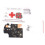 Replacement Case with Buttons Sticker Kit for  PSP GO Game Console Accessories A 3