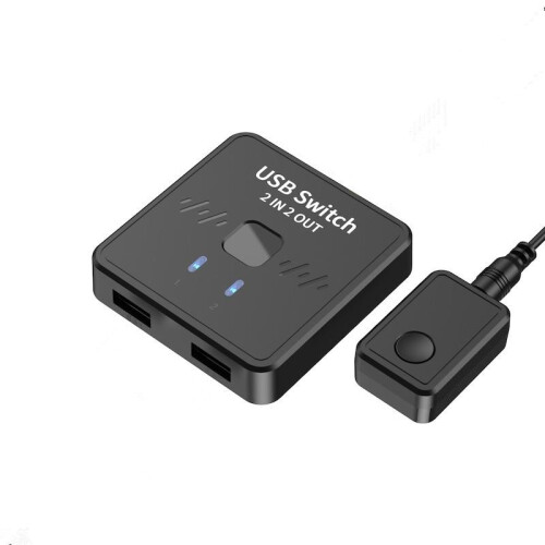 Διακόπτης USB 2 εισόδων 2 εξόδων - RNCYN - Άμεση εναλλαγή με