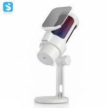 USB-condensatormicrofoon - RNCYN - Model M8 - Ruisonderdrukking - RGB-verlichting - Cardioïde