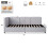 HOMAIRE 3FT Grey Velvet Ottoman Daybed 2