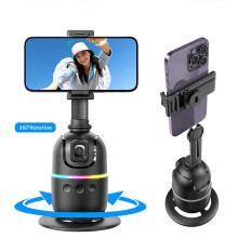 Support de téléphone rotatif avec suivi facial - RNCYN - Reconnaissance faciale - Rotation automatique 360
