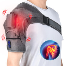 Verwarmde schoudermassager - RNCYN - Elektrische verwarming met vibratie - USB-voeding - Duikdoek