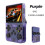 Console portátil retrô - RNCYN - Tela IPS de 3,5 polegadas - Wi-Fi - Sistema Linux - 64 GB - Roxo - Reprodutor de vídeo de bolso 1