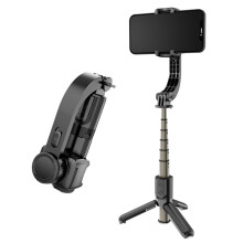 Mini estabilizador de celular - RNCYN - L08 - Eixo único - Sem fio - Controle remoto giratório - Bastão de selfie