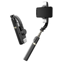Estabilizador de selfie com tripé - RNCYN - Q08D - bastão de selfie - estabilizador gimbal - antivibração