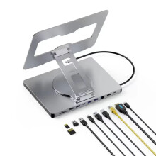 Προσαρμογέας πολλαπλών θυρών USB-C - RNCYN - 10 σε 1 - Κράμα