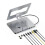 Προσαρμογέας πολλαπλών θυρών USB-C - RNCYN - 10 σε 1 - Κράμα 1