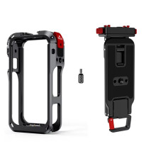 Kit Cage Métallique pour X6, Cadre de Protection avec Cache-Objectif et Trépied Pliable Magnétique à Dégagement Rapide