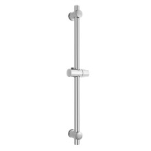 Barre de douche réglable, Acier inoxydable 304, 54cm, Finition argentée, Pour salle de bain