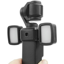 Magnetic LED Light for Osmo Pocket 3/4P Accessories Rechargeable Selfie Vlog Auxiliary Fill Light Set 3 Color Mode