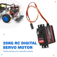 20KG RC Digital Servo Motor 180 Metal Gear Servo High Speed High Torque Servo for Car Robot Boat RC Helicopter