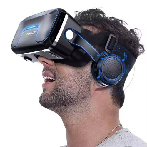 Virtual Reality Headset - RNCYN - 3D Lenses - Smartphone Compatible - Polarized - Mobile Gaming Accessory