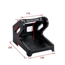 Desktop Thermal Label Holder Stand for Rolls & Fanfold Labels, 2-in-1 Shipping Label Organizer, Thermal Printer Parts