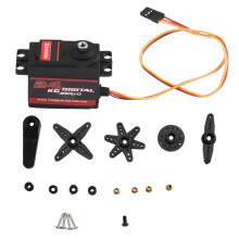 24KG RC Digitale Servo Motor 180 Metaal Tandwiel Servo Hoge Snelheid Hoge Koppel Servo voor Slimme Auto Robot Boot RC Helicopter