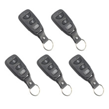 5PCS Universal Remote Key Shell for 3+1 Buttons English Version Working with Xhorse VVDI Key Tool