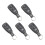 5PCS Universal Remote Key Shell for  3+1 Buttons English Version Working with Xhorse VVDI Key Tool 1