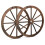 Conjunto de 2 Rodas de Carroça de Madeira de 30 cm (12 Polegadas), Decoração Rústica Ocidental para Bar, Garagem, Quarto, Festa Country 1