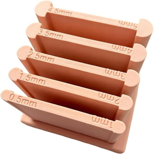 Clay Rolling Guides - Universal 3D-Printed Thickness Guides for Pottery, Crafts, and Baking