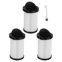 Paquete de 3 Filtros HEPA de Repuesto para Aspiradoras Estacionarias Sin Contacto para Eyevac Series Home, Pro, Pet, Air y y NeoVac Elite.