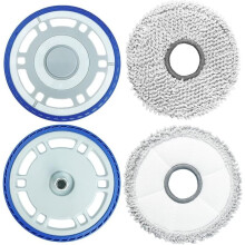 1set Replacement Mop Bracket and Washable Microfiber Mop Pads for Deebot T30 Pro Robot Vacuum