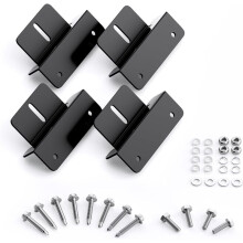 Corrosion-Free Aluminum Z Bracket Sets for Solar Panels RV, Trailer, Boat, Yachts, Wall & Off Grid Roof