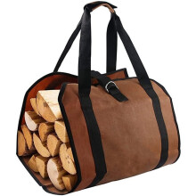 Firewood Carrier Bag, Log Tote with Handles for Fireplace & Wood Stove, Portable Log Carrier for Easy Transport, 1PC B