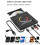 External CD DVD Drive USB 3.0 Type-C Disc Reader Burner Player with USB Hub & Card Slots 4