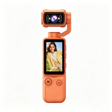 Action Camera 270 Auto-Rotate Len Pocket Camera Touchscreen Pocket Gimbal Camera Portable Vlog Video Recorder