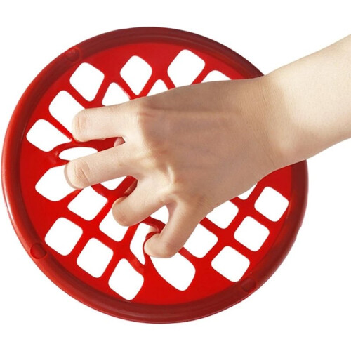 Hand Exercise Web- Suitable for Grip Training, Wrist Flexibility, and Forearm Workouts, for Indoors and Outdoors Red 2