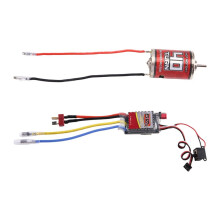 RC-Borstelmotor, 540 Motor met Hoge Torsie en Laag Geluidsniveau 40T-7500 Tpm 3,17 mm D Daxis met 60A Geborstelde ESC voor RC-Auto