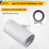 2.5" MAF Massluftflödesensor Monteringsadapter Rör Fläns Bas 63mm för  för  för 4