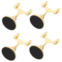 4PCS Gold Metal Table Number Card Holder Set, 4pcs U-Shape Place Card Stand with Thick Weighted Base
