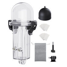 45M/148FT Waterproof Dive Housing Case for Osmo Pocket 4, Waterproof Dome Housing, High-Transparent PC Shell