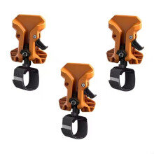 3Pcs Tool Belt Holders for Drills and Hammers, Self Locking Double Lock Waist Hanger, Universal Drill Belt Clip Fits