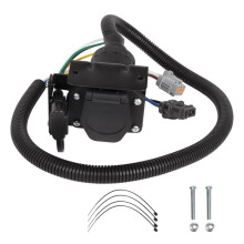 4 Way Flat and RV 7 Way Trailer Wiring Harness for 2005-2025 Frontier 2005-2015 2009-2012 Equator