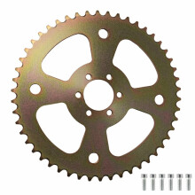 50T Balanced Performance Rear Chain 6 Hole Sprocket 40 41 420 for CT100U CC100X Mega Moto MMB80 105 Baja
