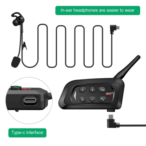Referee intercom microphone - RNCYN - Suitable for the V4C Plus intercom - Right or left microphone 1
