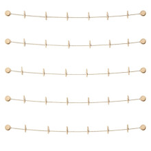 Decoración de Pared para Exhibición de Fotos Colgantes - 30 Clips con Ganchos Autoadhesivos para una Fácil Instalación