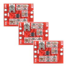3pcs MAX4466 Electret Microphone Pre-Amplifier Module with Adjustable Gain for Audio Projects